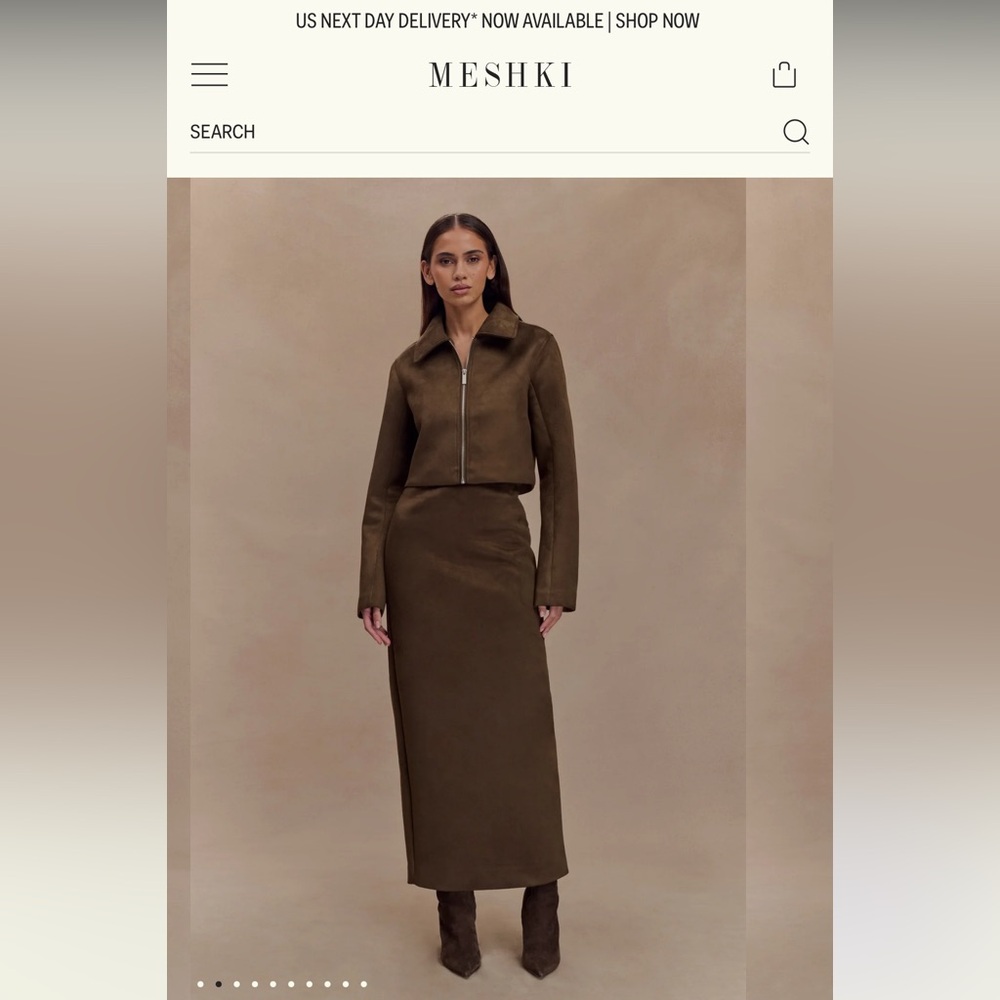 Meshki Brown Women's Skirt